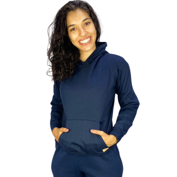 Moletom Canguru Feminino  P ao GG Fernanda - Imagem 4