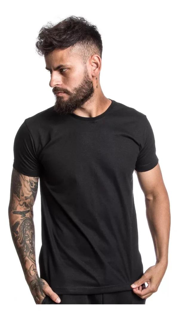 Camiseta Masculina 100 % algodão gola redonda Felipe