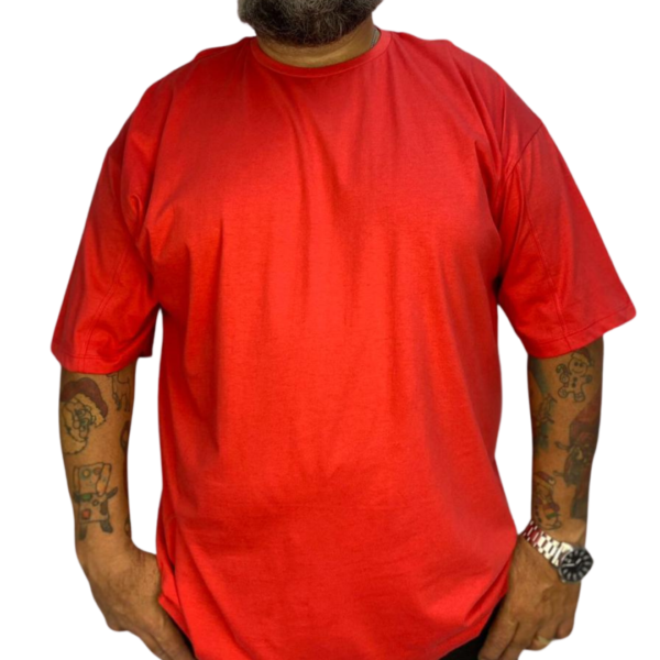 Camiseta Básica Gola Redonda  Nobre 30/1 Penteada Felipe - Imagem 11