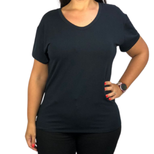 Blusa Viscolycra Dec V Plus Size Lisa Sônia