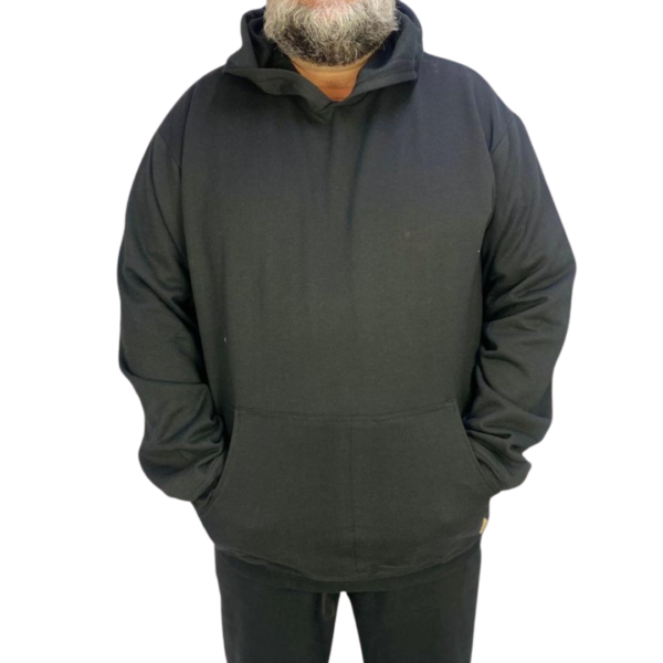 Casaco de Moleton Masculino Plus Size Canguru Fábio - Imagem 4